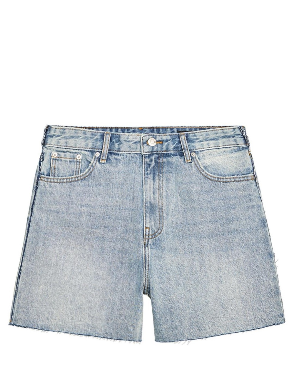 Zara ZW COLLECTION MID-RISE
DENIM SHORTS